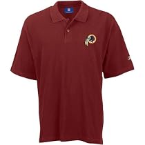 Reebok Washington Redskins Burgundy Team Logo Pique Polo