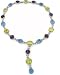 Gemstone and Diamond Necklace with Removable Pendant