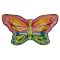 Butterfly-Shaped Melamine Salad Plate Set of 4