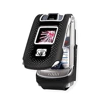 Body Glove Radical Case for Motorola RAZR V3- Black with Removable Belt Clip