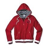 Jeantex Florina Ladies Sailing Hooded Sweatshirt, Red, 34