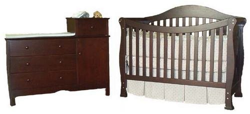 Allie Crib and Molly Dresser Changer Set