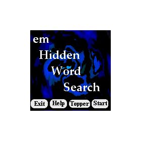 "emHidden Word Search" for Palm OS 5