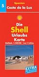  : Shell Urlaubskarte Spanien 05. Costa de la Luz 1 : 200 000