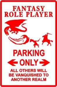 Cover image : FANTASY RP PARKING * sign dungeon dragon