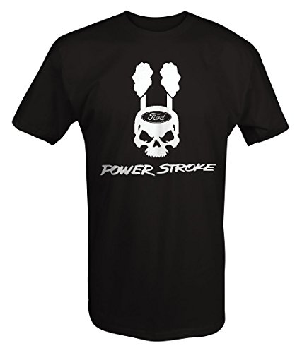 Powerstroke Skull Smokestacks Black DieselT Shirt