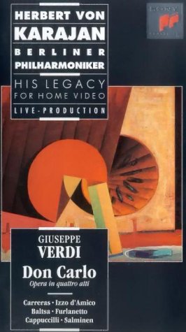 CD-Charts  VHS : Herbert Von Karajan - His Legacy For Home Video - Giuseppe Verdi: Don Carlo [1986]