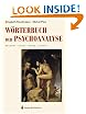 W�rterbuch der Psychoanalyse: Namen, L�nder, Werke, Begriffe (German Edition)