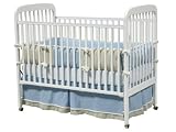 Alpha Crib in White Finish By Da Vinci Baby Furniture
