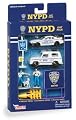 NYPD New York Police Department Jeep, Patrol Car, Officers and Signs Playset