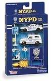 NYPD New York Police Department Jeep, Patrol Car, Officers and Signs Playset