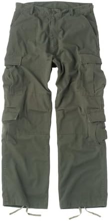 Olive Drab Vintage Paratrooper Fatigues