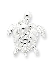 Sterling Silver Mother & Baby Turtle Pend