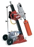 MK-4096-1 CORE DRILL 20 AMP, SLIP CLUTCH, COMBO VAC OR ANCHOR BASE - INCLUDES A 2, 3, 4, 5, AND 6" WET PREMIUM TURBO CORE BIT FOR CURED CONCRETE WITH HEAVY STEEL REINFORCEMENT