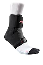 McDavid 195 Deluxe Ankle Brace with Strap (Black, Small)
