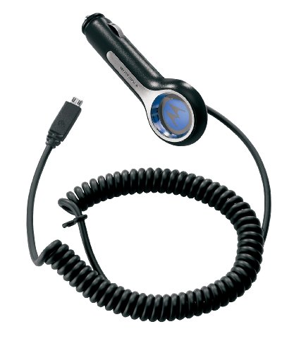 Motorola P513 Vehicle Power Adapter MicroUSB Rapid Rate Charger