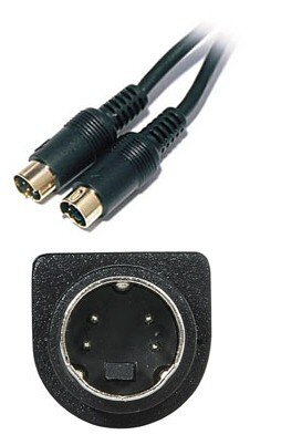 Coolerguys 6 Foot S Video Cable OEM M/M SVIDEO-06-MM ATI P/N 6110004500.