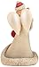 Enesco Heart of Christmas Angel with Snowman Figurine, 7.87-Inch