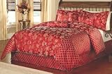Best Quality Abruzzi King Comforter Set with Bonus Pillows By Pem America