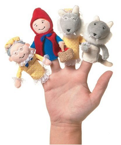 Childrens Toyshop  Toys : Manhattan Toy - Little Red Riding Hood Finger Puppets, 10cm