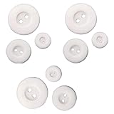 Sewing Cakes - Button Assortment Edible Hard Sugar Decorations, 9 pieces