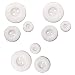 Sewing Cakes - Button Assortment Edible Hard Sugar Decorations, 9 pieces