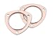 Automotive : Mr. Gasket 7177 Copper Seal Triangle Collector and Header Muffler Gasket