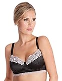 Seraphine セラフィン マタニティランジェリー Seville Bra ダスティピンクレーストリムマタニティナーシングブラ イギリスサイズ38C ブラック/ダスティピンク 授乳対応