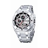 Festina Watches,  Mens Grande Tour Stainless Steel Case Carbon Fiber Dial Ceramic Insets Watch 