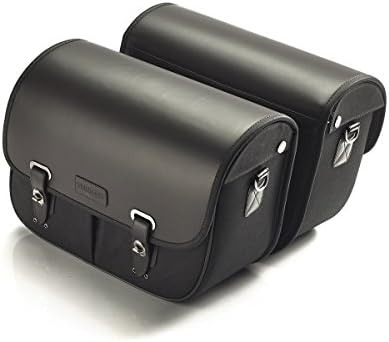 Triumph Bonneville Street Twin Waxed Cotton Panniers Black A9518155
