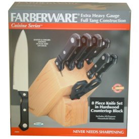 FARBERWARE 8 Piece KNIFE Cuisine Series