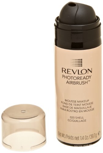 Revlon Photoready Airbrush Mousse Makeup, Shell, 1.4 Ounce (Pack of 2)