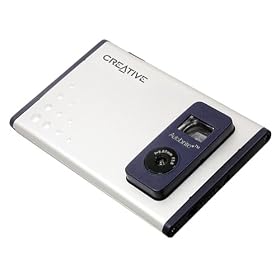 Creative CardCam - Digital camera - 0.3 Mpix / 1.3 Mpix (interpolated) - silver