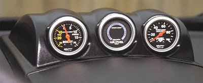 Auto Meter 20018 GaugeWorks Black Triple Dash Pod