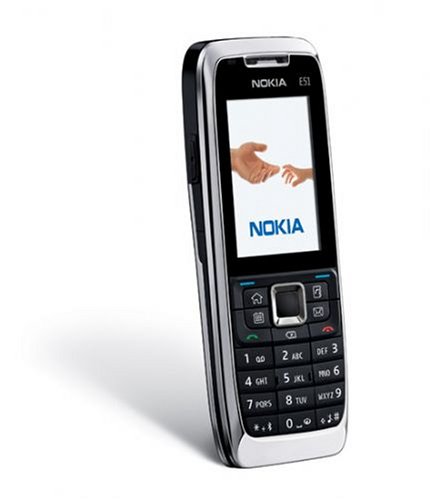 Nokia E51 White Steel Smartphone (Unlocked, U.S. Version) Full Warranty