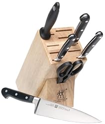 Zwilling J.A. Henckels Twin Pro S 7-Piece Knife Set with Block