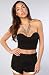 Motel The Hillary Crop Top in Black,Tops (Sleeveless) for Women, Medium,Black