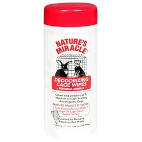 Nature's Miracle Small Animal Cage Wipes, 35-Count Packs by Nature's Miracle
