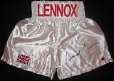 Lennox Lewis Signed Boxing Trunks