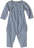 Tea Collection Baby-girls Infant Flores Lindas Romper, Cloud, XX-Small