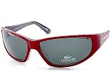 Lacoste - New Lacoste Sunglasses Alligator LA-12413 LA12413 RED Frame Black Shades Lens Size: 65-14-115