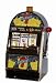 Burning 7's Slot Machine Bank W/ Spinning Reels