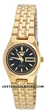 Seiko 5 #SYMA06K1 Women's Gold Tone Self Winding Automatic Watch