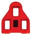 Victor Look Compatible Pedal Cleats " Free Arc Float / Pair Red 129999