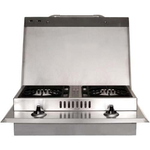 Bull 27-inch Stainless Steel Propane Gas Built-in Double Side Burner