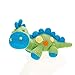 Pebble Fair Trade, Hand Made Rattle - Dinosaur Green Steggi