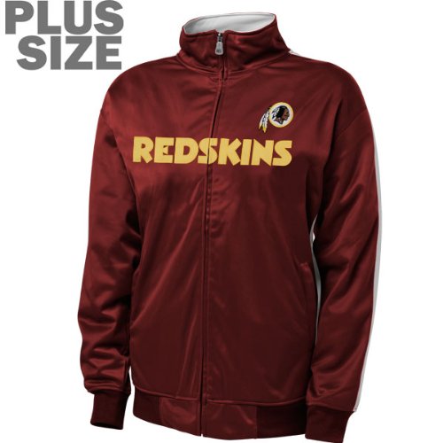 Washington Redskins Women's Plus Size Full-Zip Track Jacket