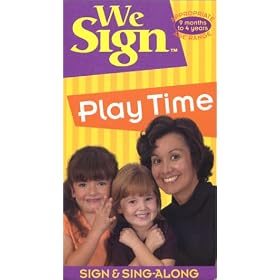 We Sign Play Time [VHS]