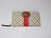 [ケイトスペード] kate spade 　財布ベージュ　赤・ピンクラインフォレット　ジッパー 長財布　ラウンドファスナー　kate spade WLRU1187 Classic Spade Stucco長財布　アウトレット限定モデルラウンドジップ長財布 [並行輸入品]