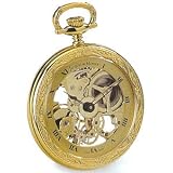 Pocket Watch - Jacques du Manoir Brass Case Open Skeleton Watch by Goldfinger
